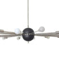 18 Light Mid Century Brass Sputnik Chandelier: Unique Lighting Fixture