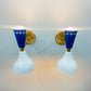 Pair of Two Wall Light Lamps - Italian Modern Design